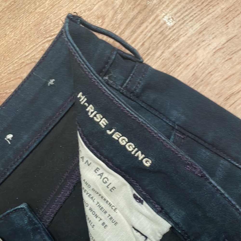 American Eagle Outfitters Black Women Jeans - Picture 4 of 5